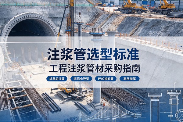 大姚注浆管选型标准