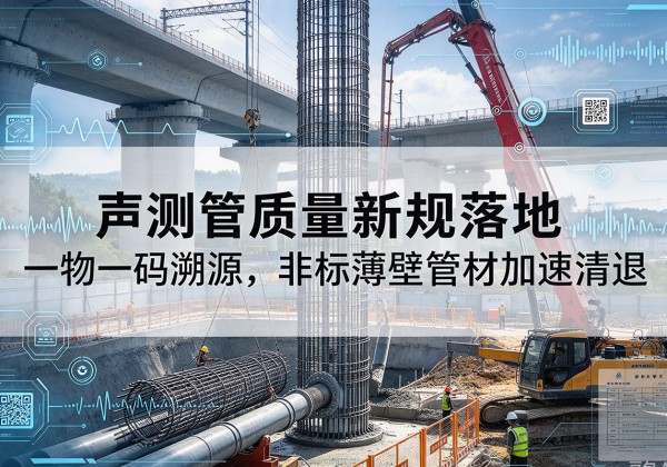 大姚声测管质量新规落地，一物一码溯源，非标薄壁管材加速清退