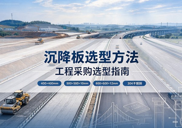 大姚沉降板选择方法